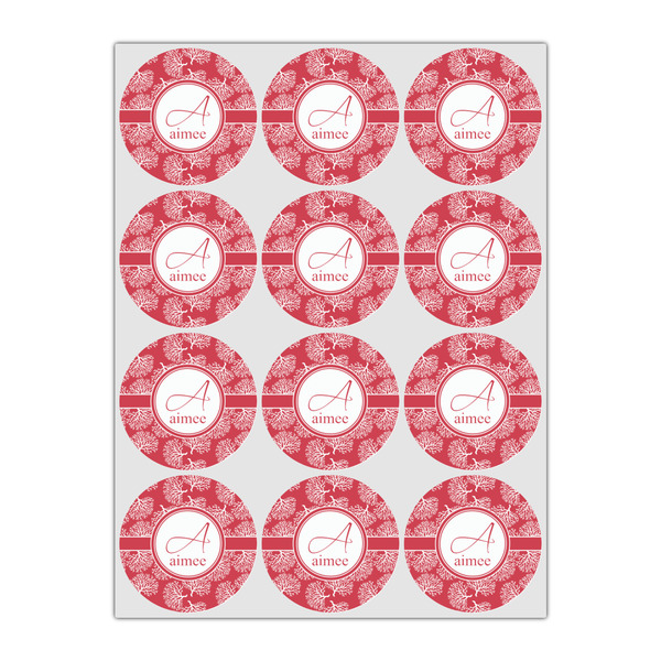 Coral Drink Topper - Small - Set of 12