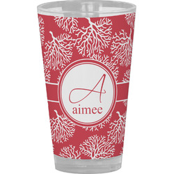 Coral Pint Glass - Full Color (Personalized)