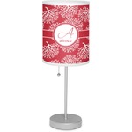 Coral 7" Drum Lamp with Shade (Personalized)