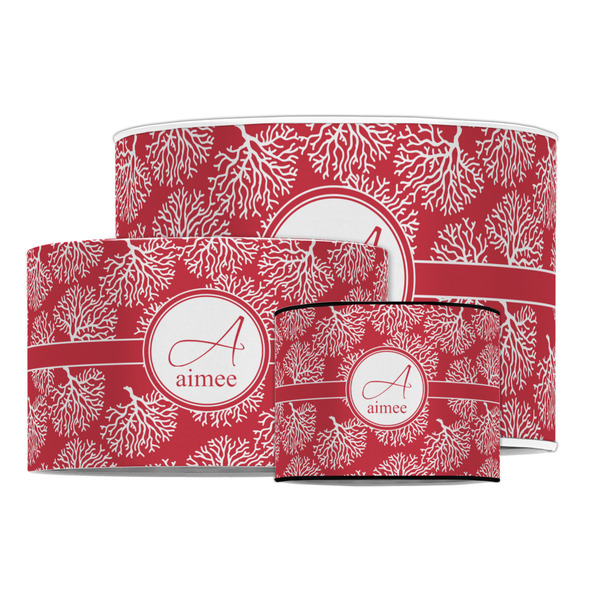 Coral Drum Lampshades - MAIN