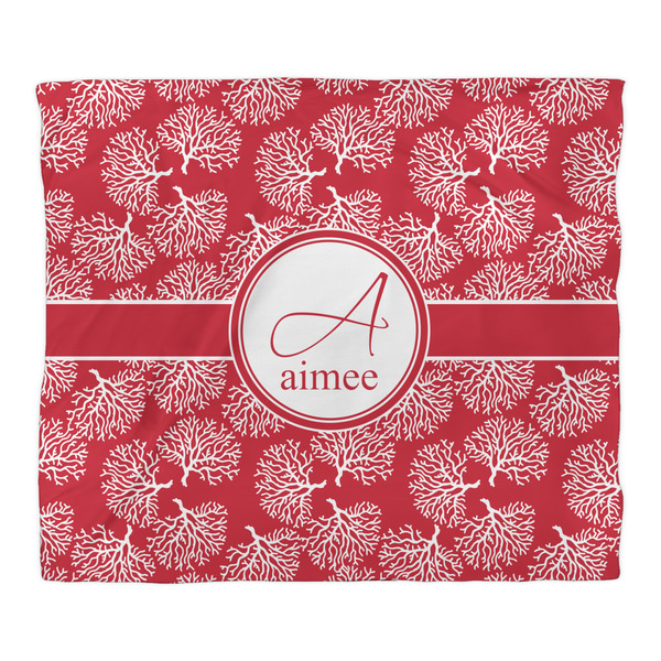 Coral Duvet Cover - King - Front