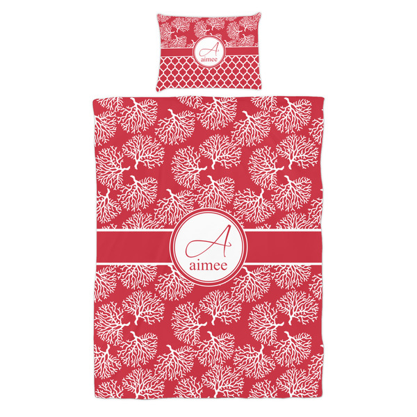 Coral Duvet Cover Set - Twin - Alt Approval