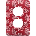 Coral Electric Outlet Plate