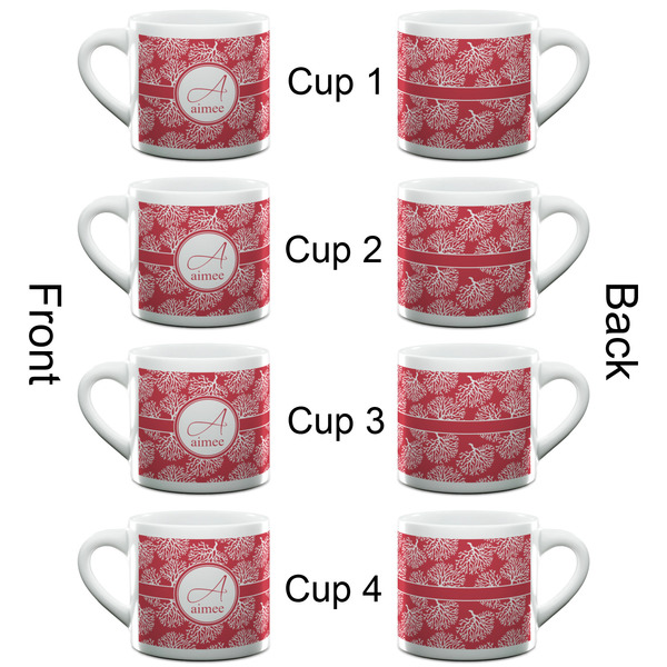 Coral Espresso Cup - 6oz (Double Shot Set of 4) APPROVAL
