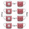 Coral Espresso Cup - 6oz (Double Shot Set of 4) APPROVAL