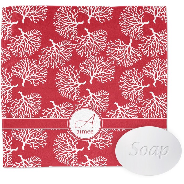Custom Coral Washcloth (Personalized)