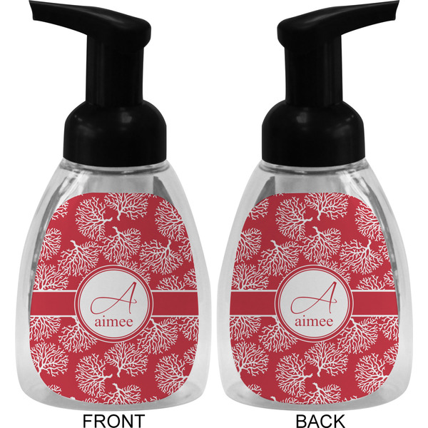 Coral Foam Soap Bottle (Front & Back)
