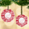 Coral Frosted Glass Ornament - MAIN PARENT