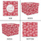 Coral Gift Boxes with Lid - Canvas Wrapped - Large - Approval