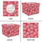 Coral Gift Boxes with Lid - Canvas Wrapped - Small - Approval
