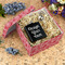 Coral Gift Boxes with Lid - Canvas Wrapped - X-Large - In Context