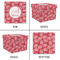 Coral Gift Boxes with Lid - Canvas Wrapped - XX-Large - Approval