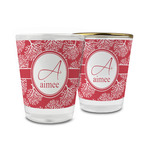 Coral Glass Shot Glass - 1.5 oz (Personalized)