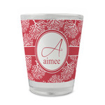 Coral Glass Shot Glass - 1.5 oz - Set of 4 (Personalized)