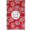Coral Golf Towel - Poly-Cotton Blend - Small w/ Name and Initial