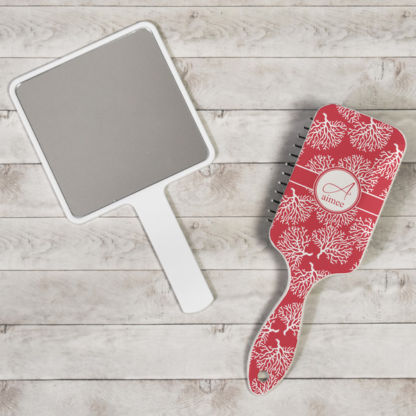 Coral Hair Brush - In Context