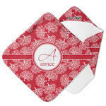 Coral Hooded Baby Towel (Personalized)