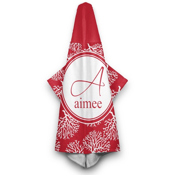 Coral Hooded Towel - Hanging