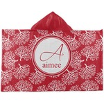 Coral Kids Hooded Towel (Personalized)
