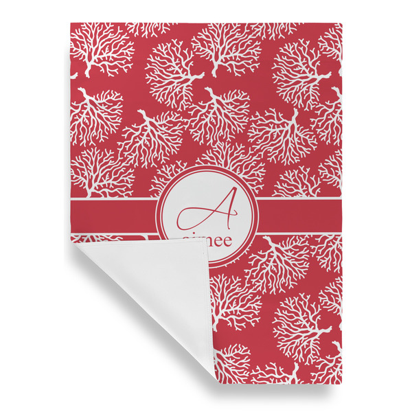 Coral House Flags - Single Sided - FRONT FOLDED