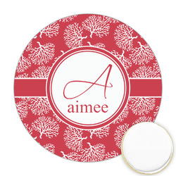 Coral Printed Cookie Topper - 2.5" (Personalized)