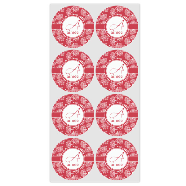Coral Icing Circle - Medium - Set of 8