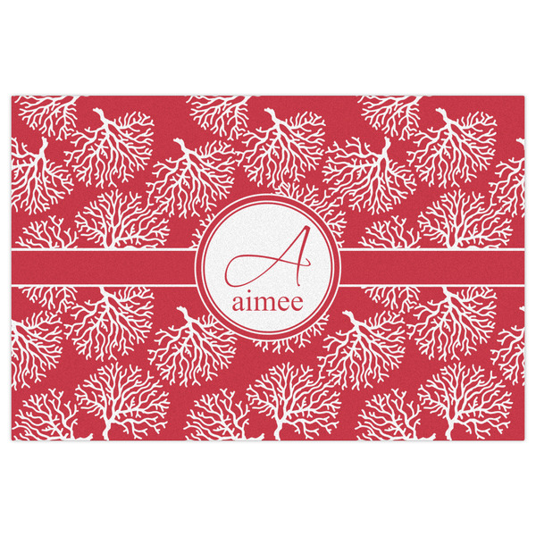 Coral Indoor / Outdoor Rug - 2'x3' - Front Flat