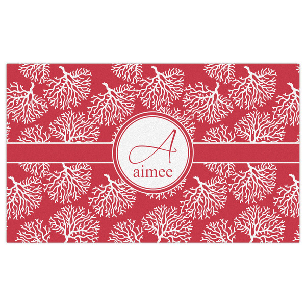 Coral Indoor / Outdoor Rug - 3'x5' - Front Flat