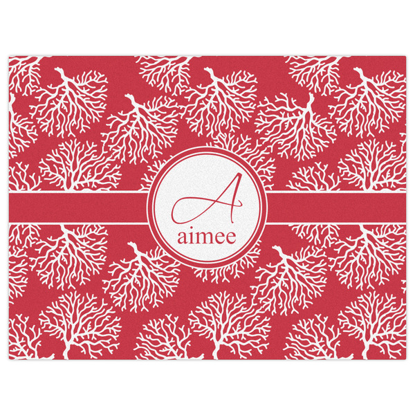 Coral Indoor / Outdoor Rug - 6'x8' - Front Flat