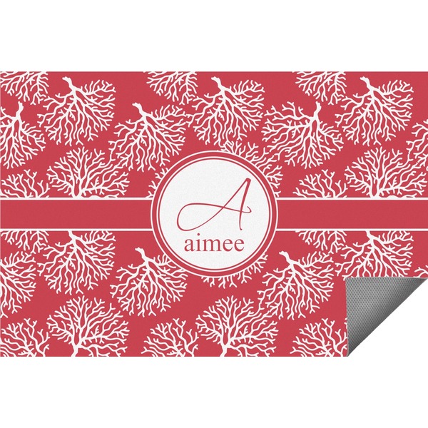 Custom Coral Indoor / Outdoor Rug - 3'x5' (Personalized)
