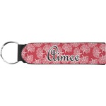 Coral Neoprene Keychain Fob (Personalized)