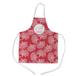 Coral Kid's Apron - Medium (Personalized)