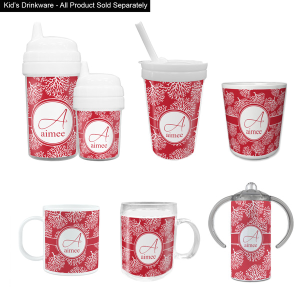 Coral Kid's Drinkware - Customized & Personalized