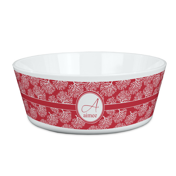 Custom Coral Kid's Bowl (Personalized)