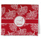 Coral Kitchen Towel - Poly Cotton w/ Name and Initial