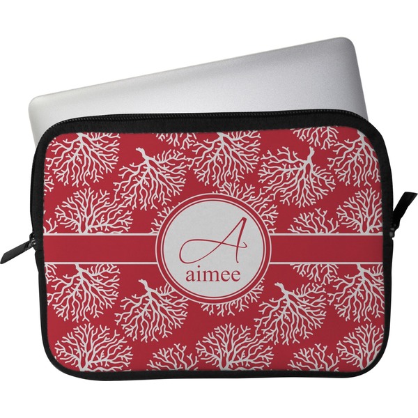 Custom Coral Laptop Sleeve / Case - 11" (Personalized)
