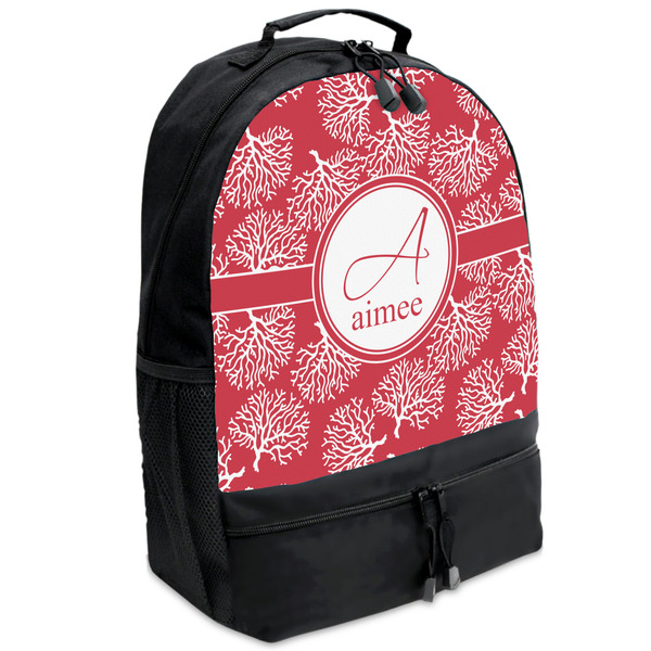 Custom Coral Backpacks - Black (Personalized)