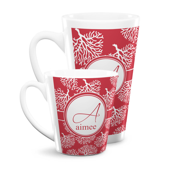 Coral Latte Mugs Main