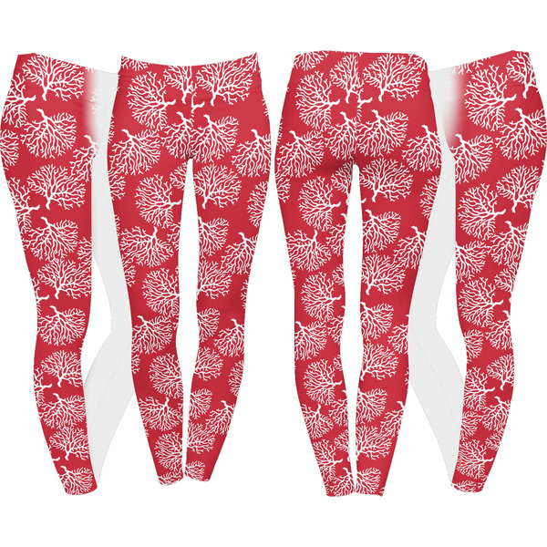 Coral Leggings Turn Around - Apvl