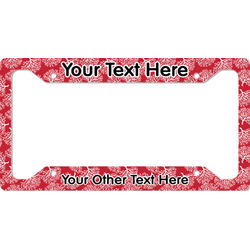 Coral License Plate Frame (Personalized)