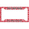Coral License Plate Frame - Style A (Personalized)