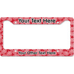 Coral License Plate Frame - Style B (Personalized)