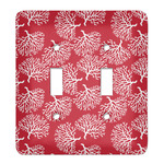 Coral Light Switch Cover (2 Toggle Plate)