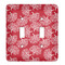 Coral Light Switch Cover (2 Toggle Plate)