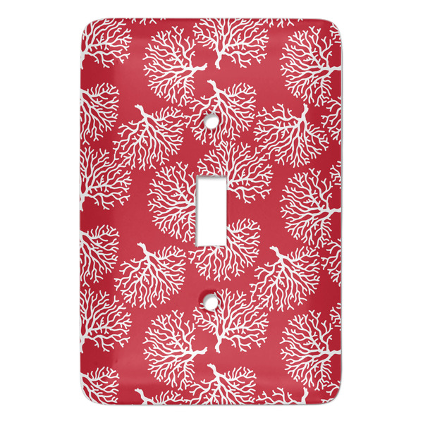 Custom Coral Light Switch Cover (Single Toggle)