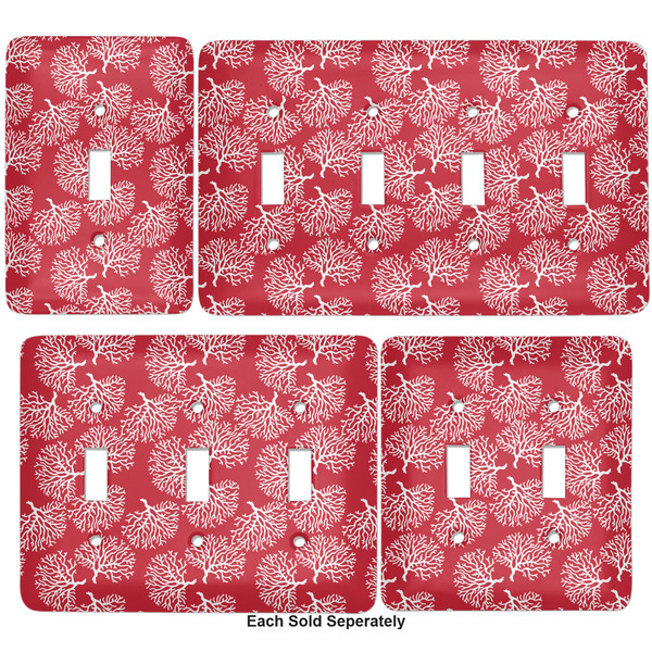 Coral Light Switch Covers all sizes