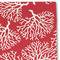 Coral Linen Placemat - DETAIL