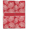 Coral Linen Placemat - Folded Half (double sided)
