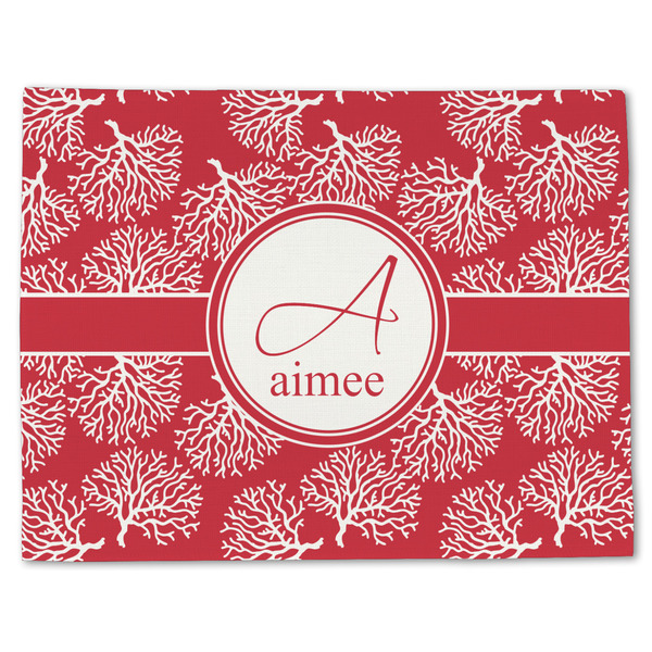 Coral Linen Placemat - Front