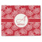 Coral Single-Sided Linen Placemat - Single w/ Name and Initial